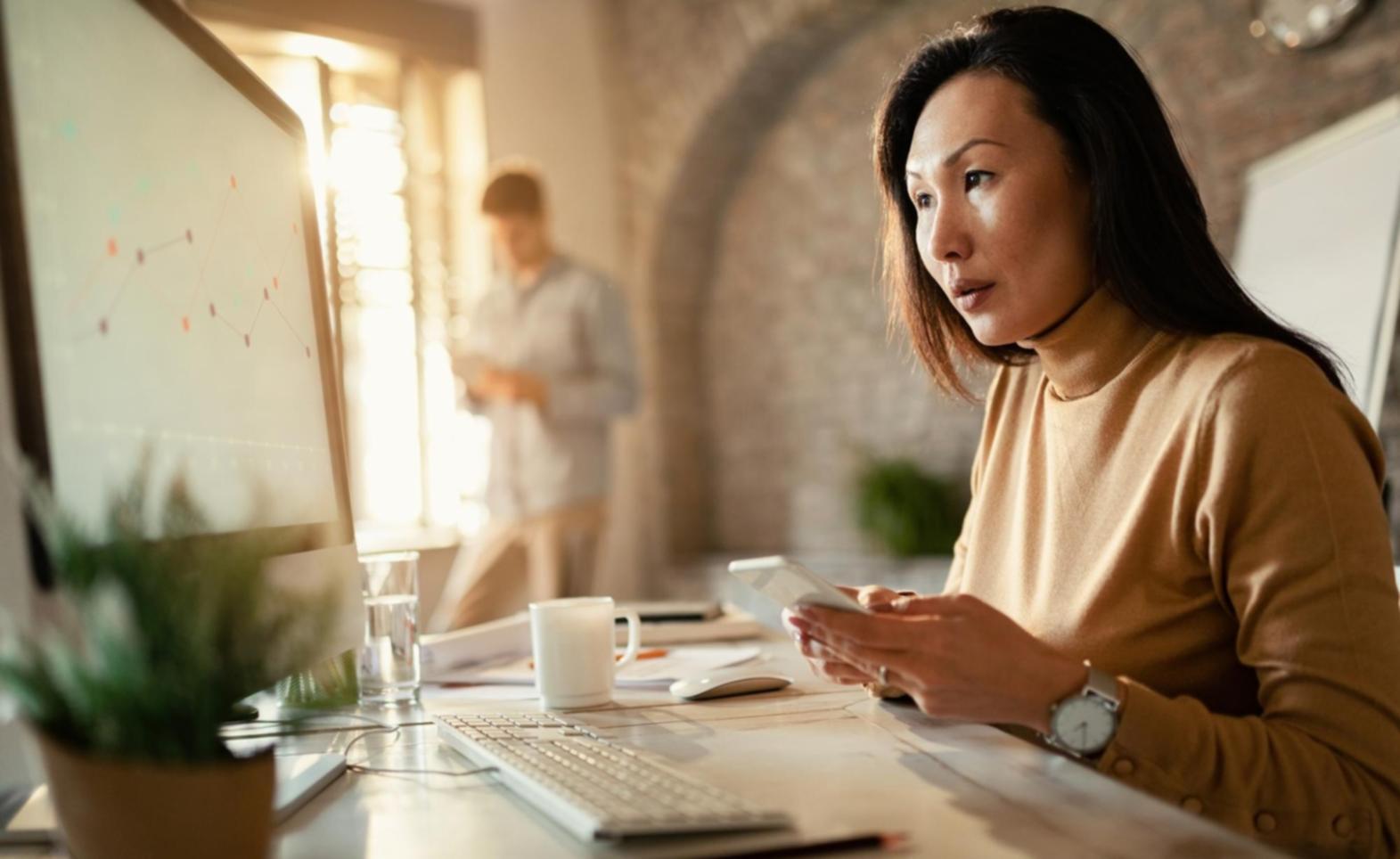 SEO analytics dashboard showing performance metrics and growth trends